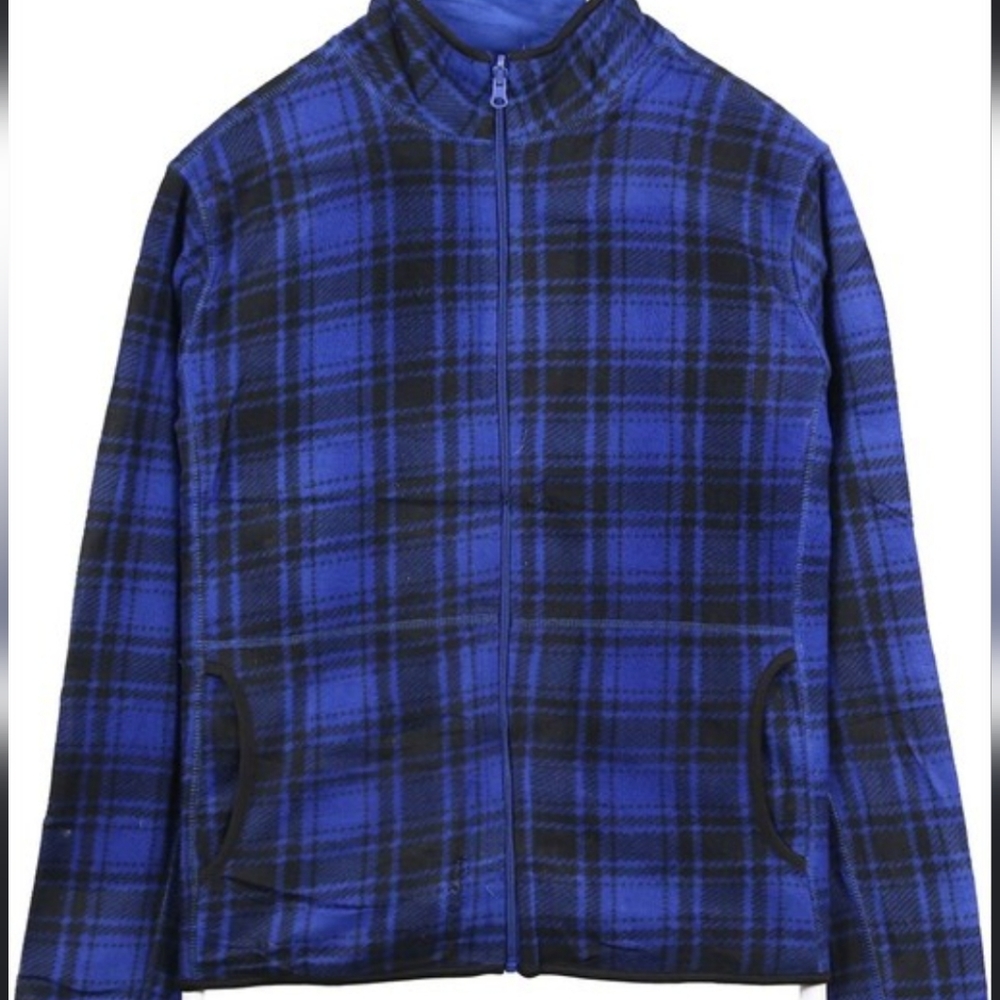 VINTAGE 90'S TALON FLEECE JUMPER REVERSIBLE FULL ZIP UP